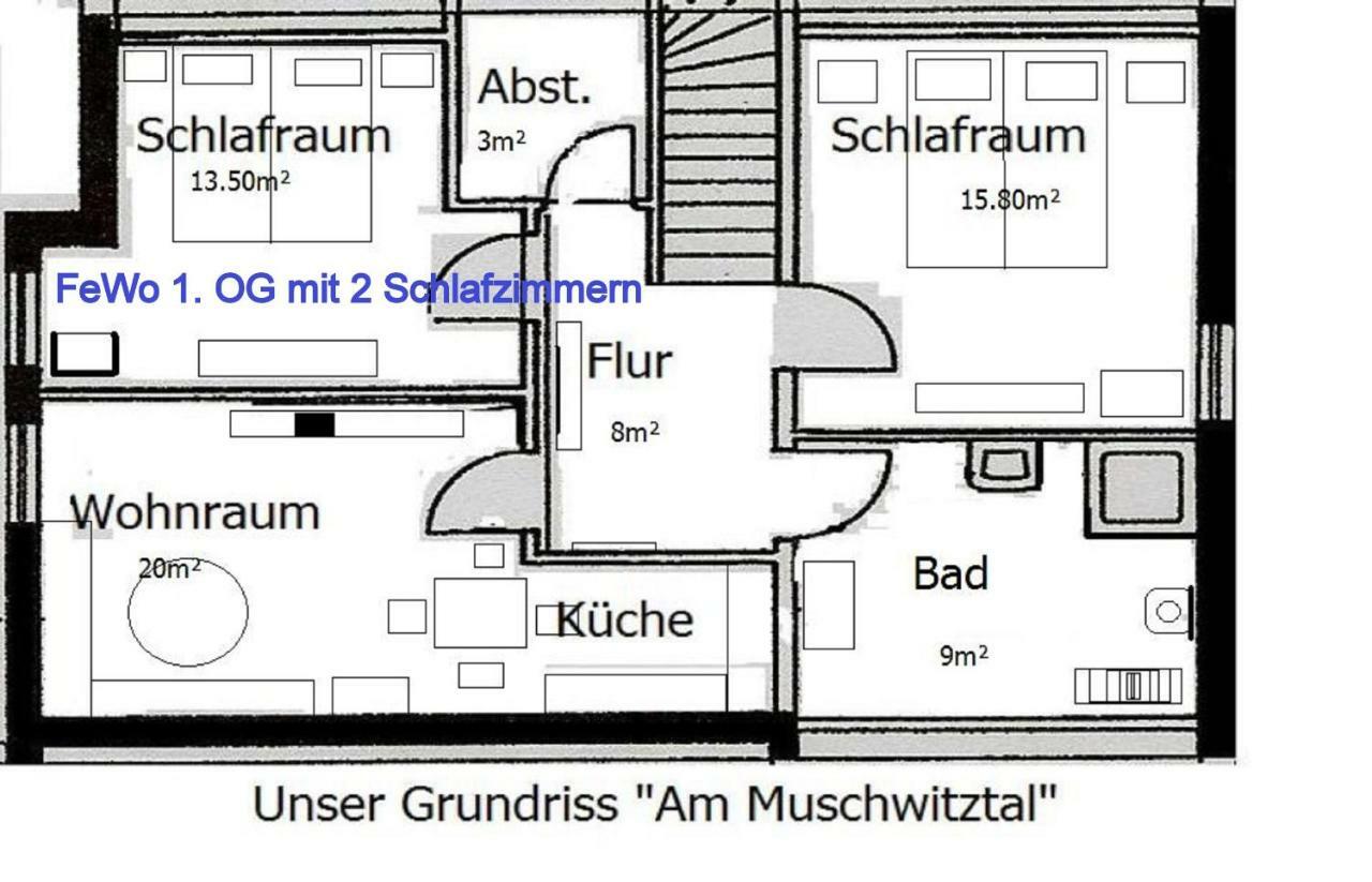 Ferienwohnung "Am Muschwitztal" Bad Steben / Carlsgrun Eksteriør bilde